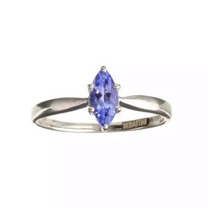 Sebastian 0.61CT Marquise Cut Tanzanite Ring